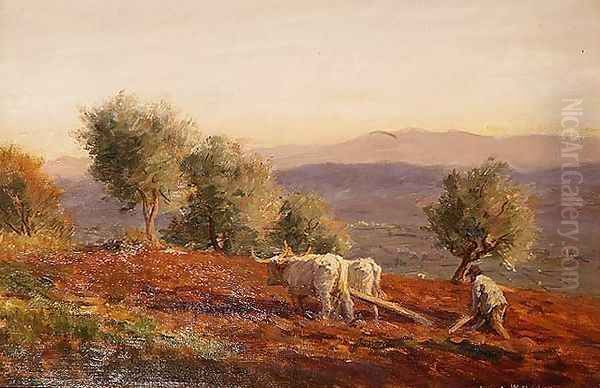 Where Virgil Sang, Man Ploughing, 1912 - view 1