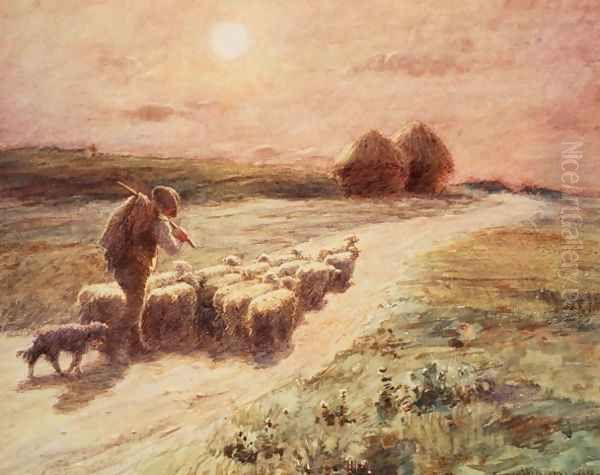 End of the Day,1890 - view 1