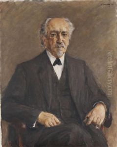 Bildnis Geheimrat Prof. Dr. Benno Erdmann by Max Liebermann