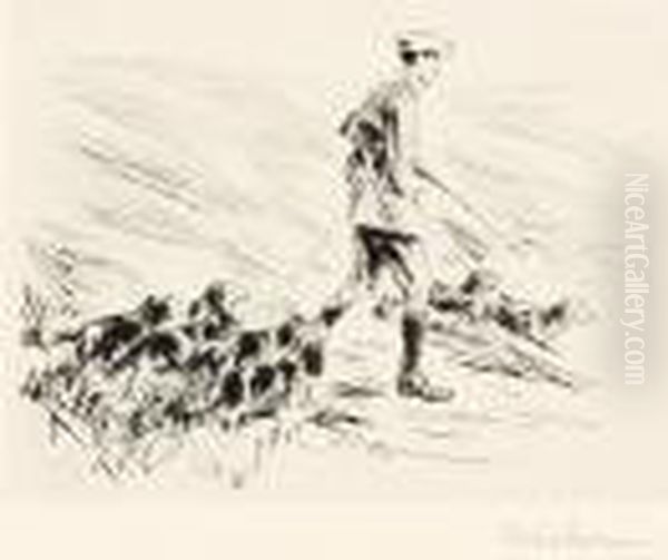 Jager Mit Hunden - view 1