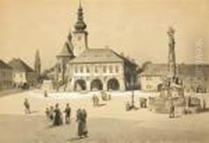 The Town Square In Velvary
