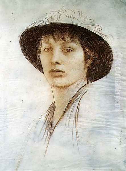 Girl in a Feathered Hat - view 1