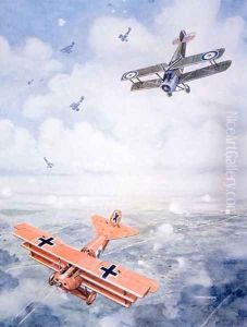 The Last Flight of Captain Baron von Richthofen, c.1920 The Last Flight of Captain Baron von Richthofen, c.1920