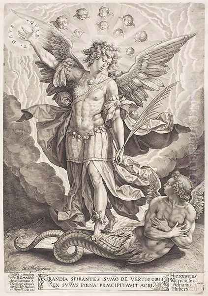 St Michael Slaying the Dragon 1584 - view 1