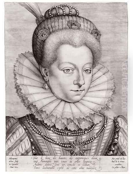 Portrait of Catherine Henriette de Balzac dEntragues (1579-1633), marquise de Verneuil, 1600 - view 1