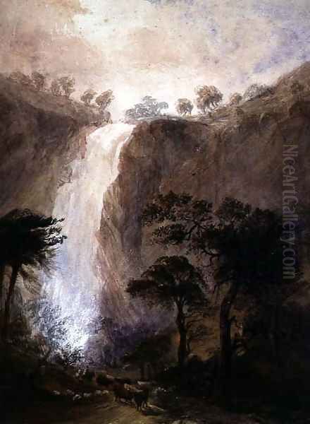 View of a Waterfall, c.1820 - view 1