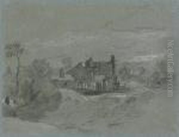 A Cottage In A Wooded Landscape - view 1