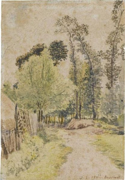 Study Of Trees At Bayswater, London - view 1