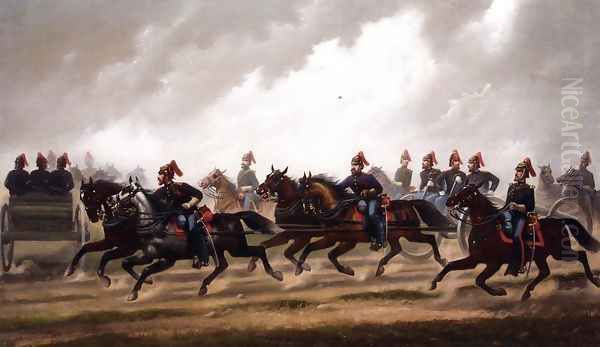 General Winfield Scott;s Artillery Troops - view 1