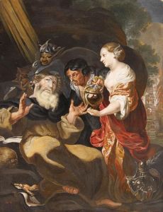 The Temptation Of St. Anthony by Johann Liss