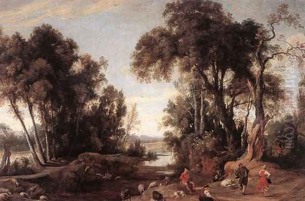Landscape with Shepherds 1631 - view 1
