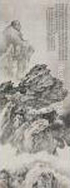 Visitors To A Mountain Village - view 1