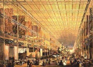Interior of the Great Exhibition of All Nations, 1851 by Edmund Walker