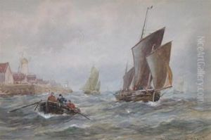 Herring Boats Returning To Port; French Barges Coming In Littlehampton Herring Boats Returning To Port; French Barges Coming In Littlehampton