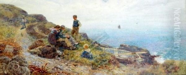 British Mending The Craypots - view 1
