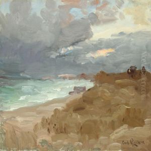 Coastal Scenery At Skagen by Carl Locher