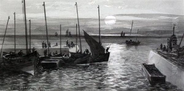 Fishing Boats In Harbour - view 1