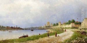 A View of Pskov along the River Velikaja