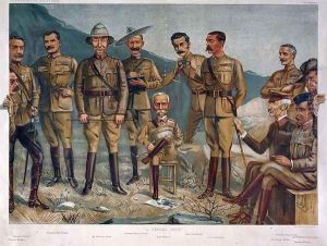 A General Group, published by Vanity Fair 1900 by Leslie Mathew Ward
