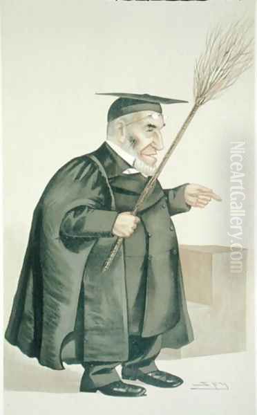James Leigh Joynes (1853-93), illustration from Men of the Day, published in Punch magazine, 1887 - view 1