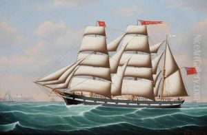 Britse Driemaster Manitoba by John Frederick Loos