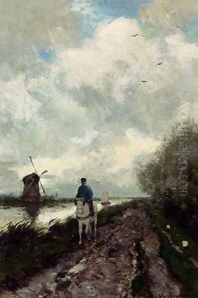 On The Tow Path Along The River Amstel - view 1