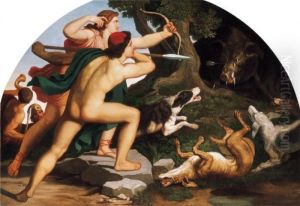 Apollo And Diana On Hunting