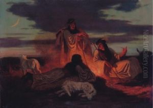 Shepherds By The Fire