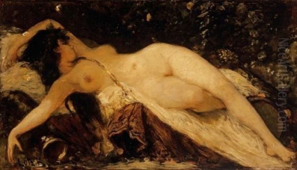 Sleeping Bacchante - view 1