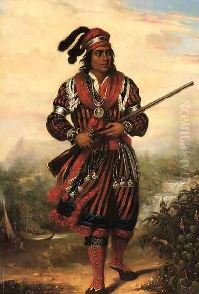 Portrait of a Seminole Chief, North America - view 1