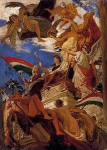 The Apotheosos Of Budapest by Karoly Lotz