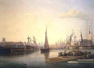 Bristol Harbour, 1836 by Joseph Walter
