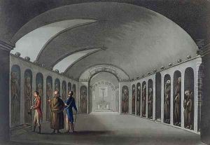 Curious Cemetery under the Capuchin Monastery, near Syracuse, engraved by Joseph Constantine Stadler (fl.1780-1812) pub. 1801 Curious Cemetery under the Capuchin Monastery, near Syracuse, engraved by Joseph Constantine Stadler (fl.1780-1812) pub. 1801