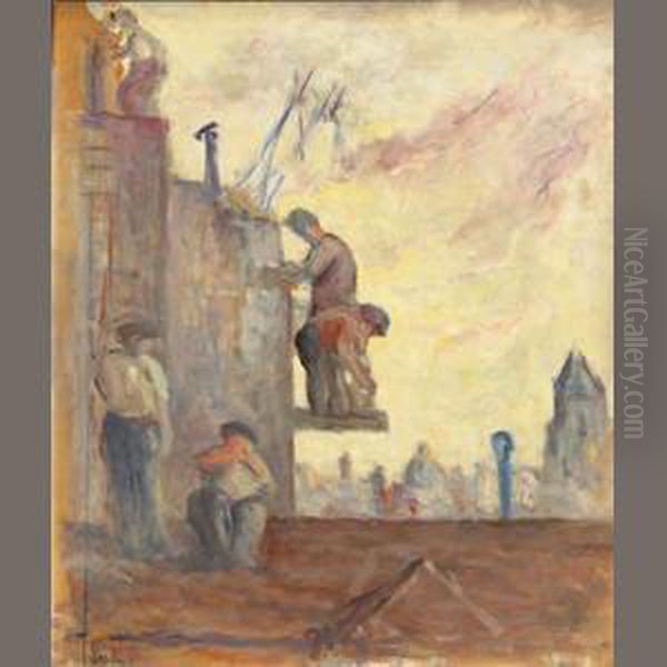 Sur Les Toits (bricklayers) - view 1