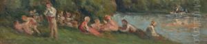 Dejeuner Sur L'herbe by Maximilien Luce