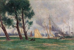 Environs De Rotterdam by Maximilien Luce