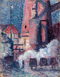 Charleroi, Hauts Fourneaux by Maximilien Luce