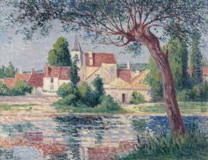 Lucy-sur-cure by Maximilien Luce