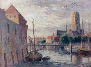 Un Canal En Hollande by Maximilien Luce