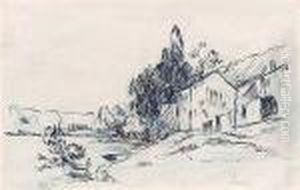 Paysage De Campagne by Maximilien Luce