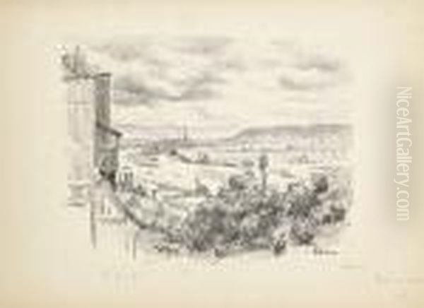 Rouen Vu De Caudebec - view 1