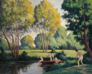 Baigneurs by Maximilien Luce