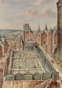 A Garden, 1660 by Johann Jakob Walther