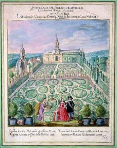 Dutch Garden, 1650 by Johann Jakob Walther