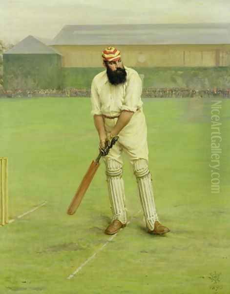 Portrait of W.G. Grace, 1890 - view 1