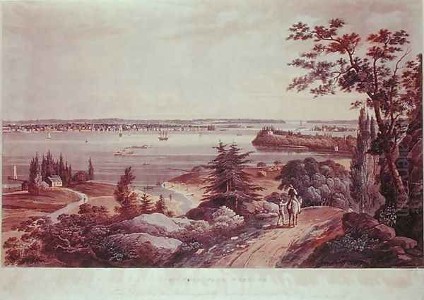 New York from Weehawk, 1823 - view 1