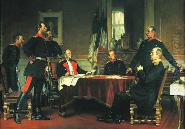 Discussion of a War Strategy in Versailles, 1900 - view 1