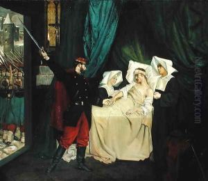 Scene During the War of 1870 by Jean Joseph Weerts