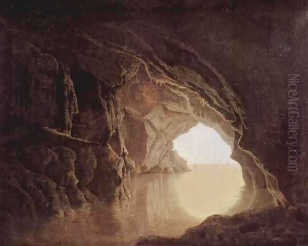 Cave in the evening - view 1