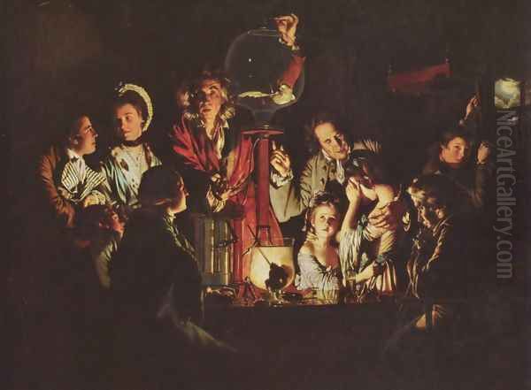 An Experiment on a Bird in an Air Pump by Joseph Wright